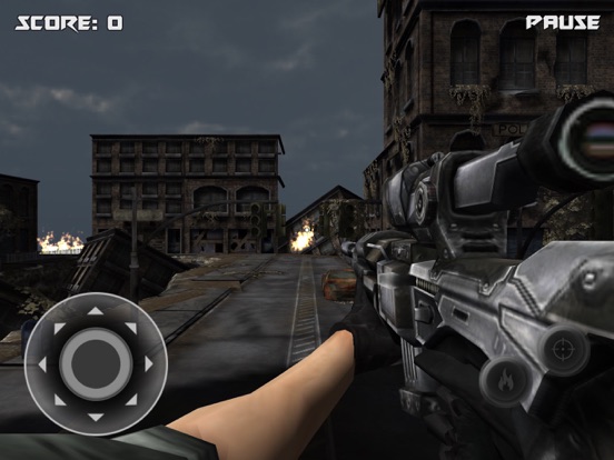3D Sniper Shot Zombie War Gun Soldier Free Games screenshot 2