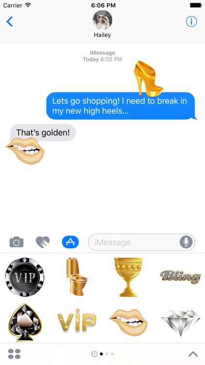 Bling Stickers for iMessage