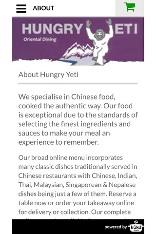 Hungry Yeti Chinese Takeaway screenshot 4