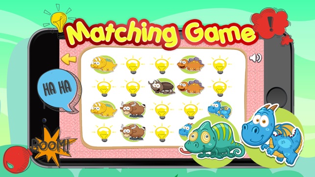 Dinosaur animals matching remember game preschool(圖4)-速報App