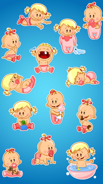 Funny Toddlers Stickers