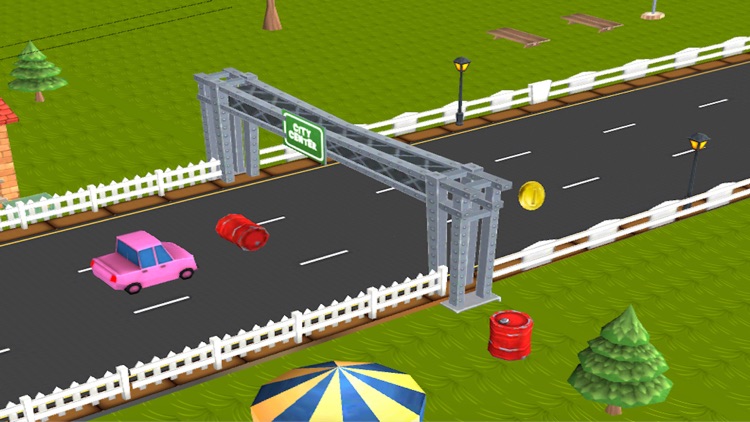 Mini Car Racing Simulator Game - Highway Crossy screenshot-4