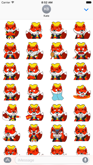 Fox devil emojis - Fx Sticker(圖2)-速報App