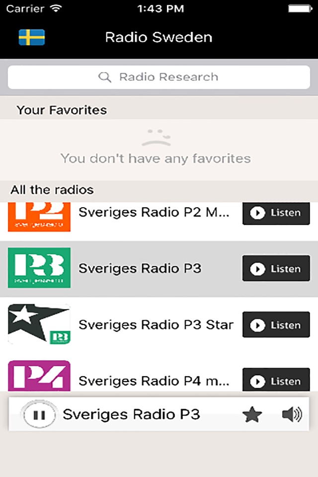 Radio Sweden - Sveriges Radio - Radios SW FREE screenshot 4