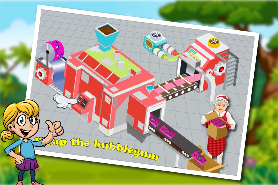 Granny's Candy & Bubble Gum Factory Simulator - Learn how to make sweet candies & sticky gum in sweets factory screenshot 2