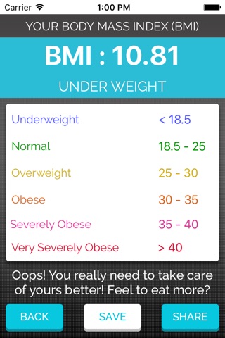 Check your BMI screenshot 3