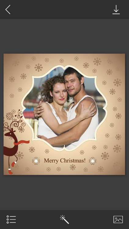 Holiday Xmas Frame - Inspiring Photo Editor