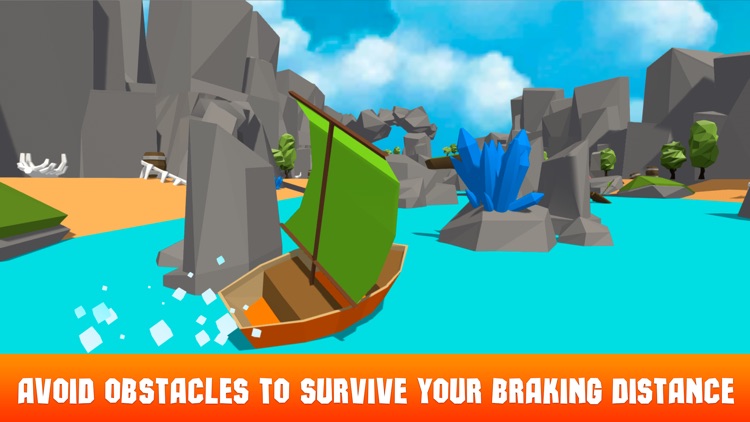 Pixel Boat Crash: Faily Brakes