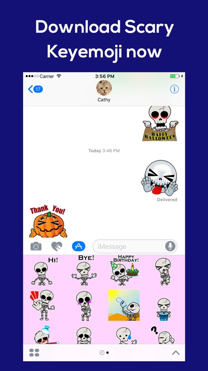 Scary Keyemoji Free Halloween Sticker Gif Emoji screenshot-4