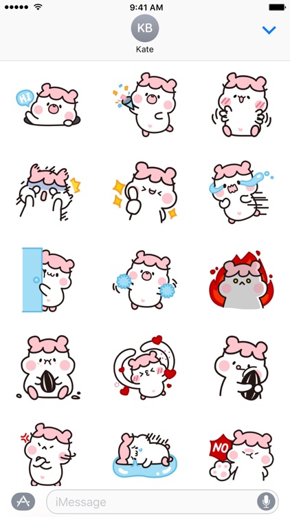 Hamster DORA − NHH Stickers