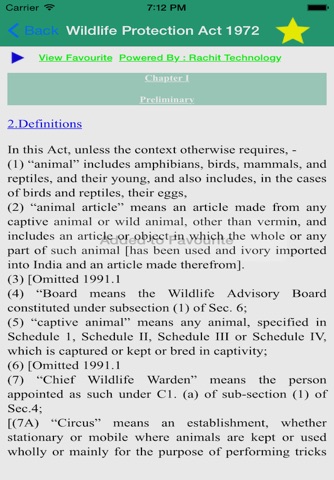 Wildlife Protection Act 1972 screenshot 2