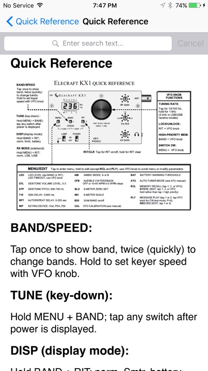 KX1 Micro Manual