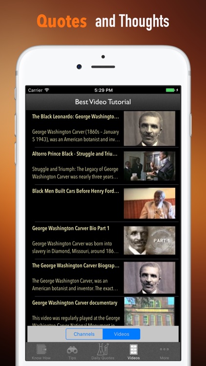 Biography and Quotes for George Washington Carver