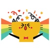 Animated Rainbow Cat Sticker