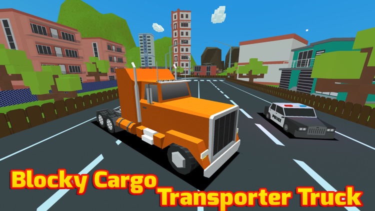 Blocky Cargo Transporter Truck-Craft Pro