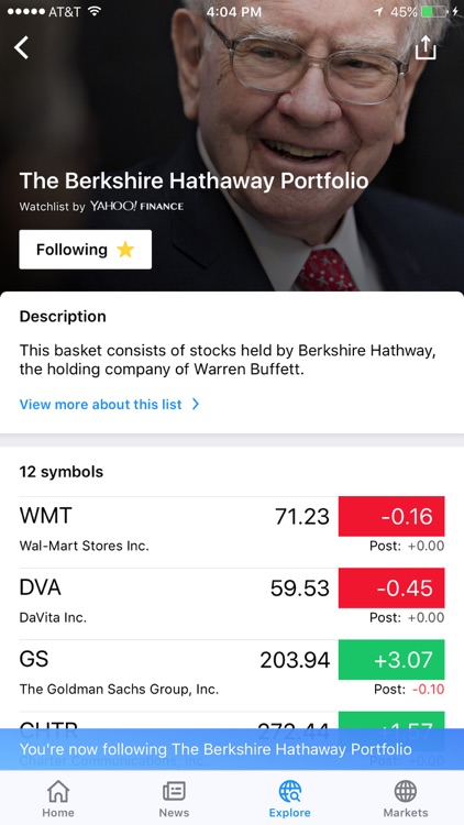 Yahoo Finance screenshot-3