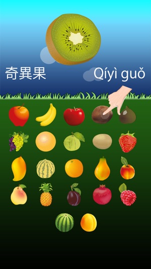 Chinese Fruits Go for Kids