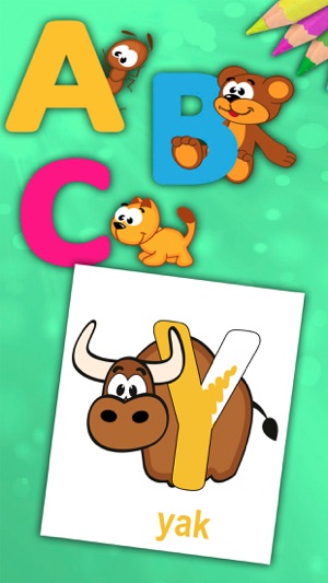 ABC Alphabet Coloring book to learn lett