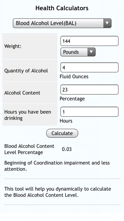 Health Calculators