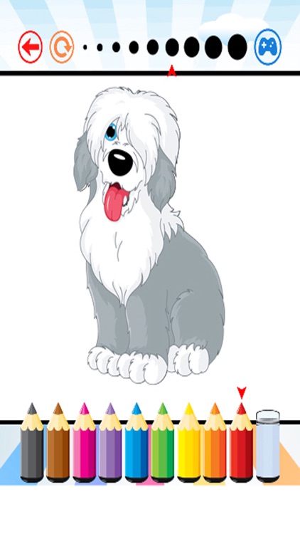 Cat & Dogs Coloring Book - for Kids screenshot-3