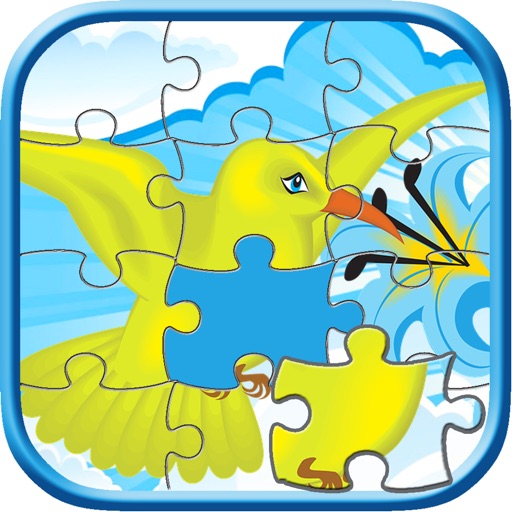 Fairy Bird Lovely Jigsaw Puzzle Fun Game iOS App