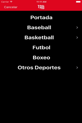 TAB Deportes screenshot 4