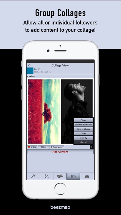 Beezmap - Group Collage Maker and Social Platform