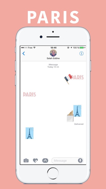 Paris Stickers iMessage