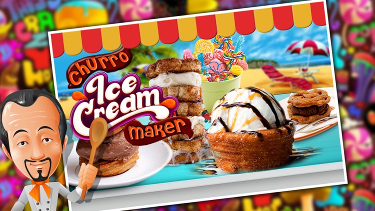 Churro Ice Cream Maker - Icecream Sweet Madness