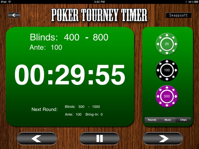 Poker Tourney Timer