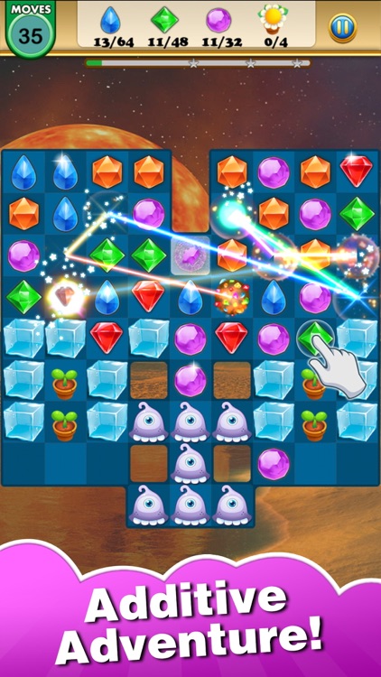 Jewel Heroes King - dash up charm geometry gems