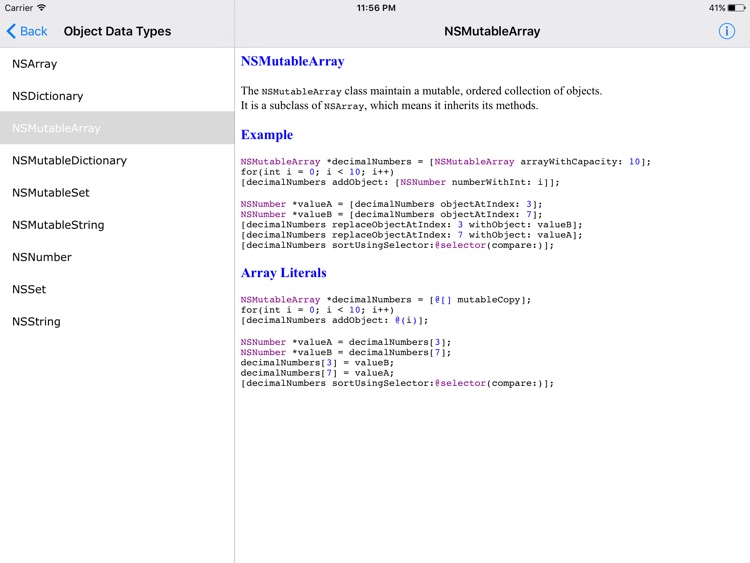 Objective C Reference HD