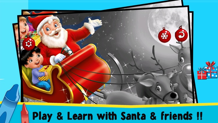 Christmas Scratch & Paint Coloring Games For Kids