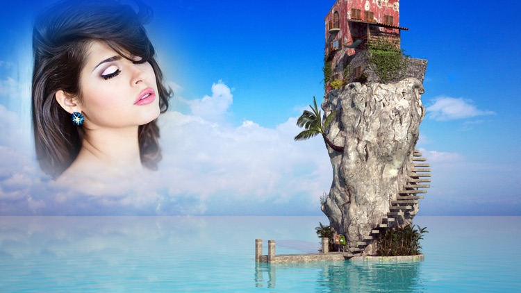 Beach Frames-feel in photo sea