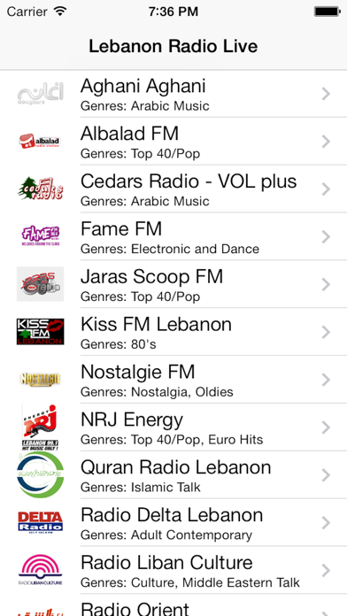 How to cancel & delete Lebanon Radio Live Player (Beirut / لبنان‎ راديو) from iphone & ipad 1