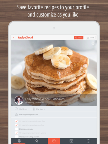 RecipeCloud screenshot 2