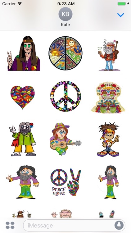 Hippie Cute Stickers