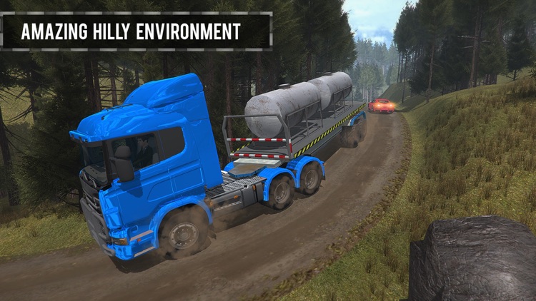 Trailer Truck Off Road Driving screenshot-4