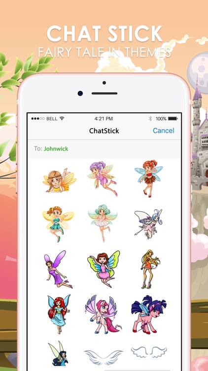 Fairy Tale Emoji Sticker Keyboard Themes ChatStick