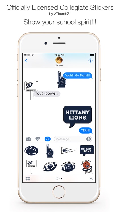 PennState University Stickers for iMessage