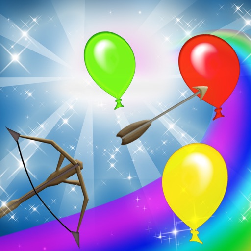 Bow And Arrow Balloons Game Learning Colors icon