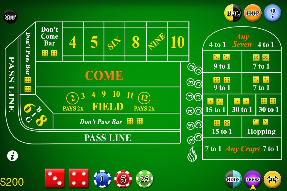 Craps Lite screenshot 2