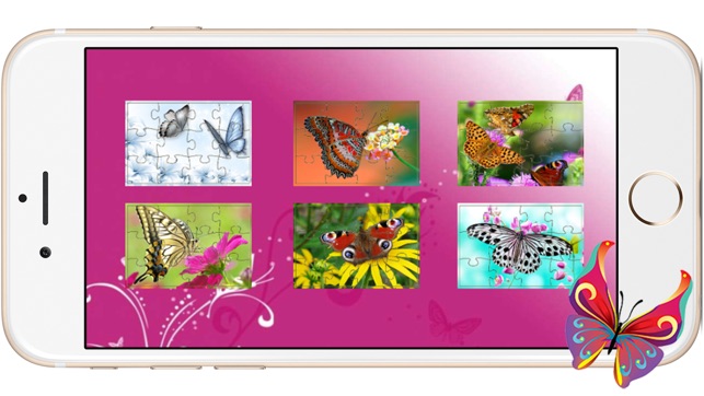 Butterfly Jigsaw Puzzles Games for Preschool Kids(圖2)-速報App