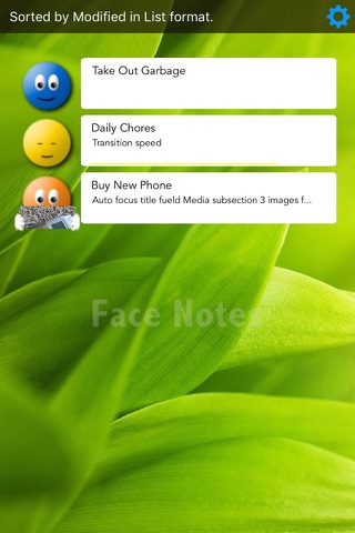 Face Notes screenshot 3