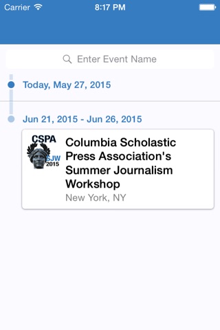 Columbia Scholastic Press Association Events screenshot 2