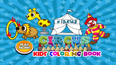 How to cancel & delete circus circus games animal coloring book-drawing painting kids from iphone & ipad 1