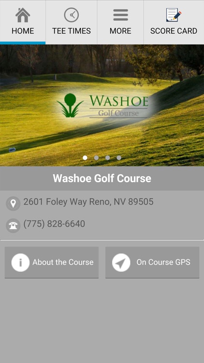 Washoe Golf course