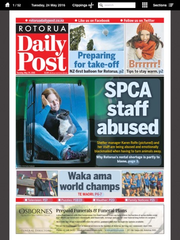 Rotorua Daily Post e-Edition screenshot 2