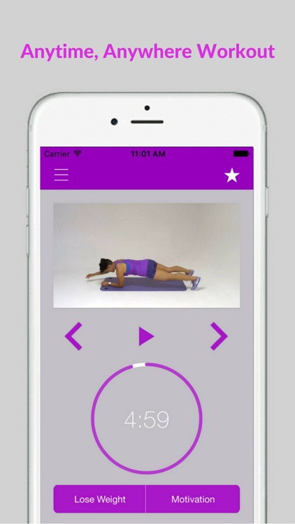 Plank Exercise Challenge and Flat Belly Workout screenshot-3