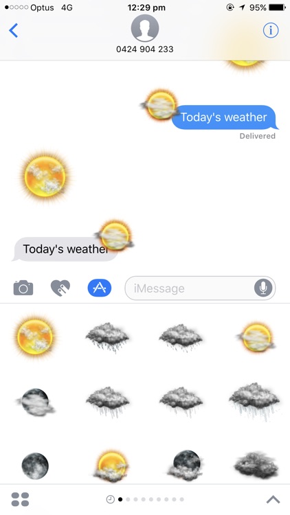 Weather Stickers for Message screenshot-4